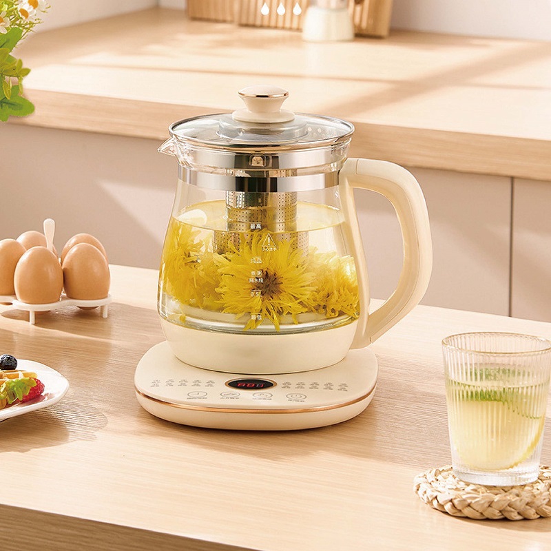 Herbal Tea For Wellness - 220V Health Pot Wielofunkcyjny szklany czajnik