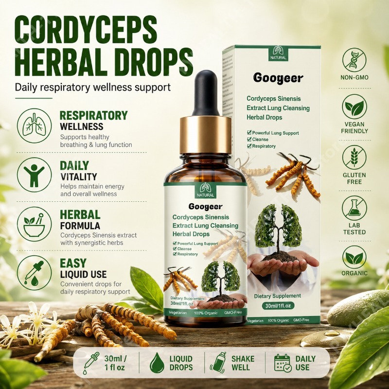 Herbal Wellness Water - Ekstrakt z Cordyceps Sinensis w Kropelkach,