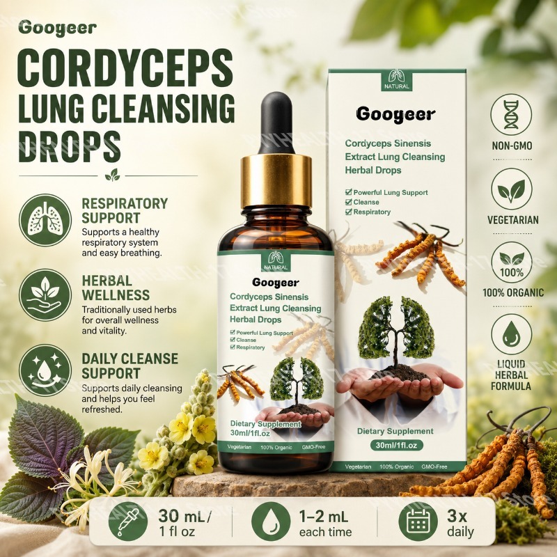 Herbal Wellness Water - Googeer Cordyceps w płynie - ziołowy