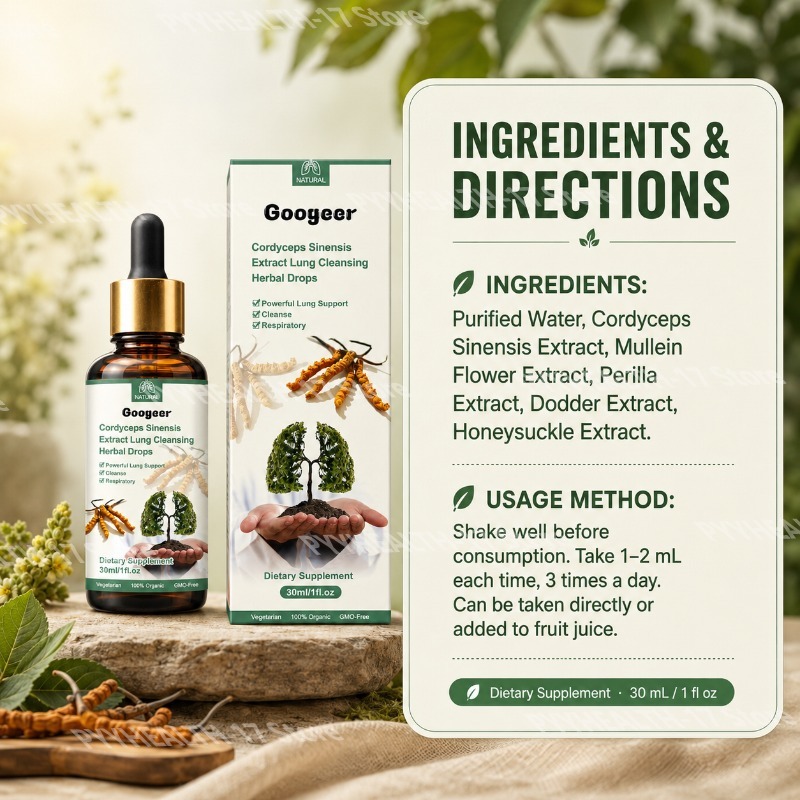 Googeer Cordyceps w płynie - z – Herbal Wellness Water recenzja i cena